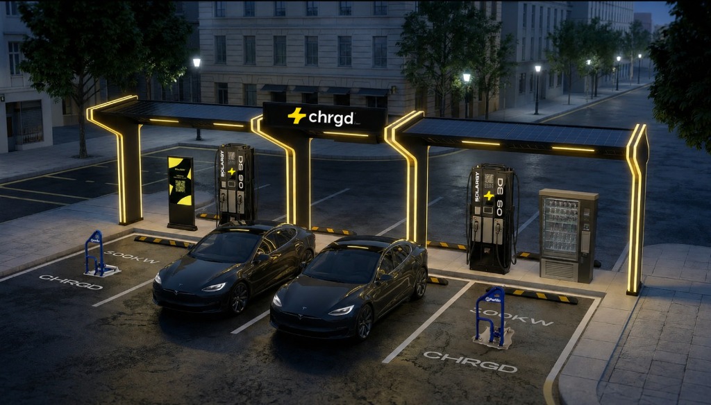 CHRGD Charging station canopy